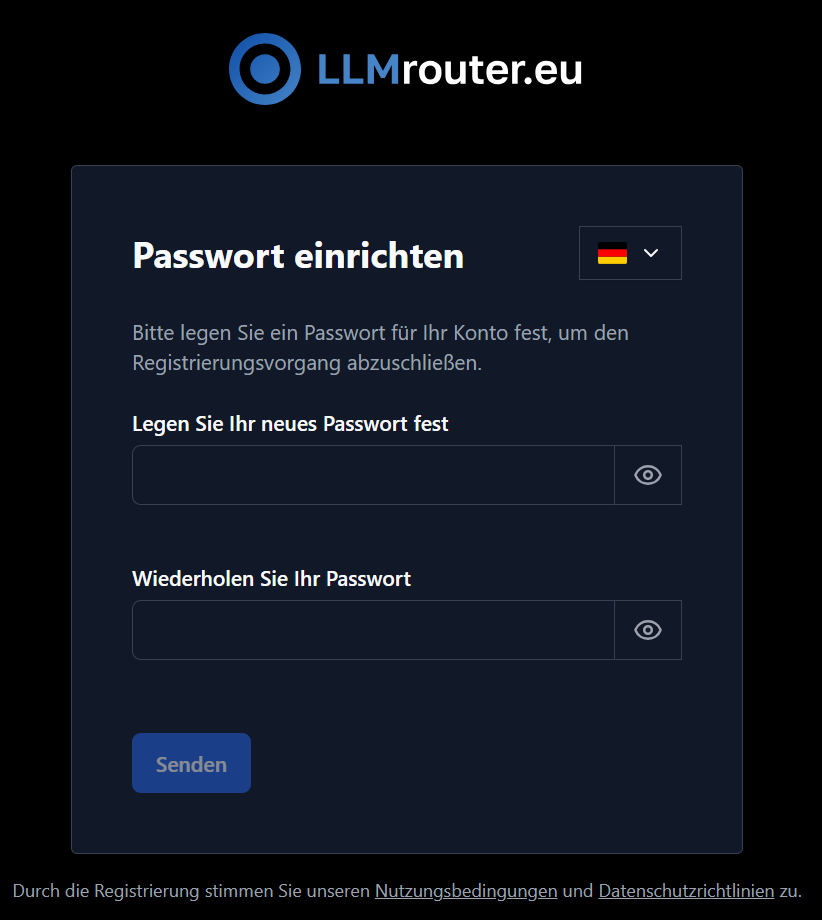 Password Formular