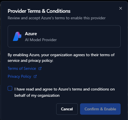 Guardrail Consent Dialog